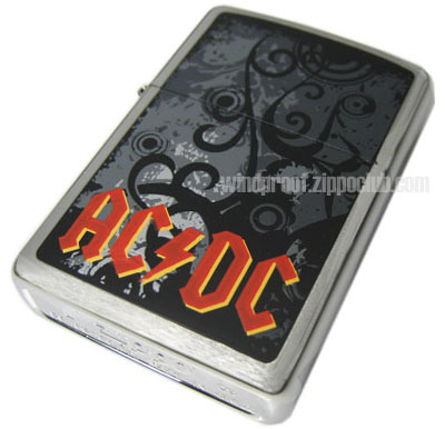 AC/DC Red Logo Zippo Lighter