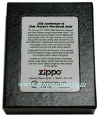 エルビス・プレスリー50周年記念ジッポー Elvis First Album Zippo
