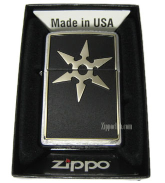 シックス・スローイング・スター・エンブレム・ジッポー　6 Throwing Star Emblem Zippo