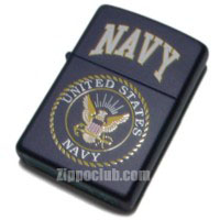 Navy Zippo
