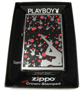 プレイボーイ・クラウン-スタンプンド・ジッポー Playboy Crown-Stamped Zippo