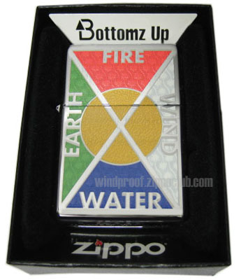 No.24812 Earth, Wind,Fire,Water Zippo Lighter