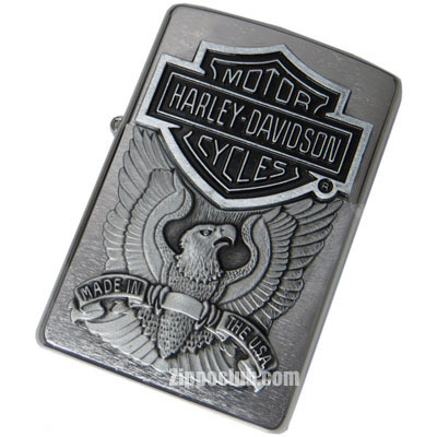 ハーレーダビッドソン・メイドインUSAエンブレム・ジッポー　H-D Made in USA Emblem