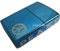 ピース・オン・ザ・サイド・ジッポーライター Peace On The Side Zippo