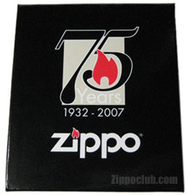 ZIPPO社創立75周年記念ジッポー　通常版　75th Anniversary Commemorative Zippo