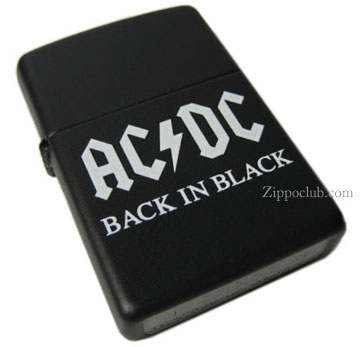AC/DC　バック・イン・ブラック・ジッポー AC/DC Back In Black Zippo