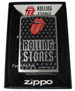 ローリング・ストーンズ・ジッポー Rolling Stones Street Chrome