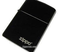 エボニー・ジッポー（ZIPPOロゴ入り） Ebony w/Zippo
