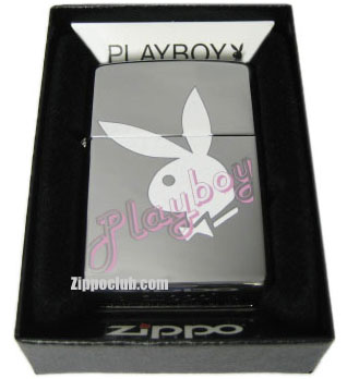 プレイボーイ・ホワイト・ジッポー　Playboy White Zippo