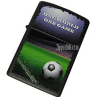 サッカースタジアムを描いたZIPPO