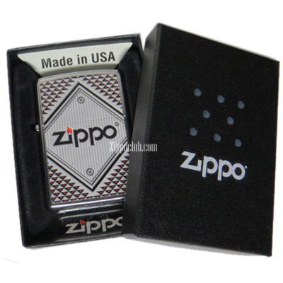 ZIPPOレッド＆クロム Zippo Red & Chrome Zippo