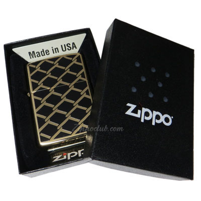 フェンス・デザイン -  Zippo Fence Design High Polish Brass